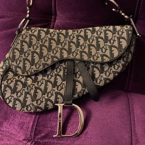 Christian Dior bag w CD monogrammed print